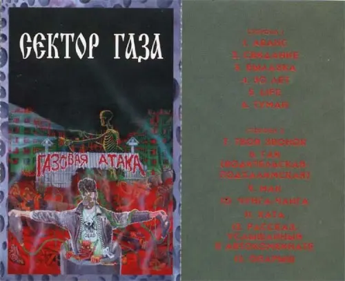 Сектор Газа - Газовая Атака (1996, MC) FLAC скачать торрент Сектор Газа - Газовая Атака (1996, MC) FLAC скачать торрент