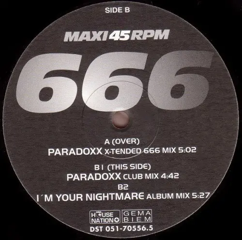 666 - Paradoxx (Single) (1998, LP) FLAC скачать торрент 666 - Paradoxx (Single) (1998, LP) FLAC скачать торрент