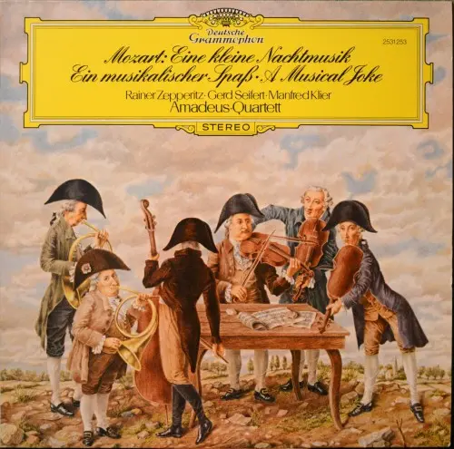 Mozart - Eine Kleine Nachtmusik, A Musical Joke (Amadeus Quartett) (1980, LP) FLAC скачать торрент Mozart - Eine Kleine Nachtmusik, A Musical Joke (Amadeus Quartett) (1980, LP) FLAC скачать торрент