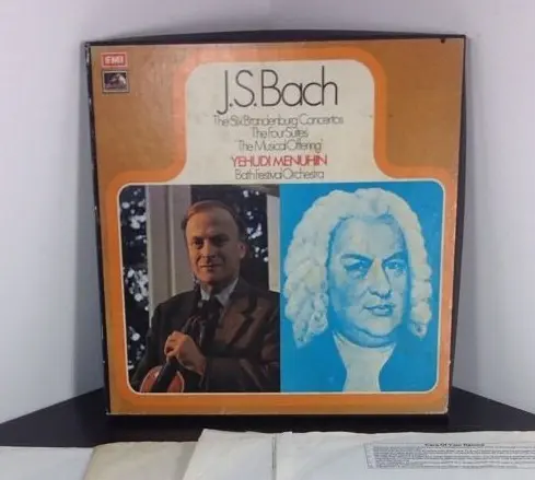 Bach - Brandenburg Concertos, Suites, Musical Offering (Menuhin, Bath Festival Orchestra) 1969