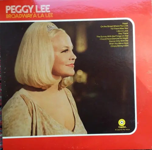 Peggy Lee - Broadway A la Lee (1960, LP) FLAC скачать торрент