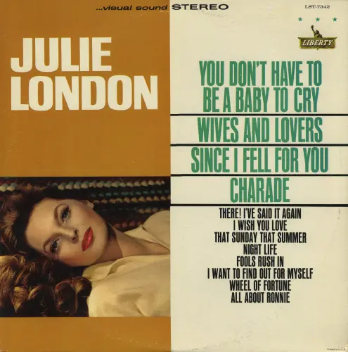 Julie London - You Don't Have To Be A Baby To Cry (1964, LP) FLAC скачать торрент Julie London - You Don't Have To Be A Baby To Cry (1964, LP) FLAC скачать торрент