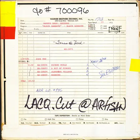 Black Sabbath - Rhino High Fidelity Ltd. Numbered (2024, LP) WavPack скачать торрент Black Sabbath - Rhino High Fidelity Ltd. Numbered (2024, LP) WavPack скачать торрент