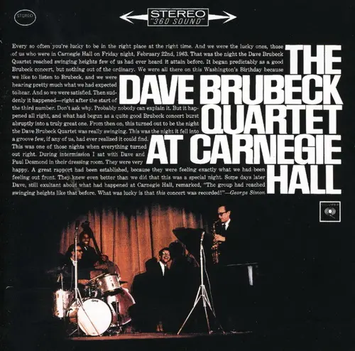 Dave Brubeck - At Carnegie Hall (2 LP) - 1963