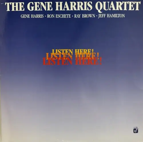The Gene Harris Quartet – Listen Here! 1989