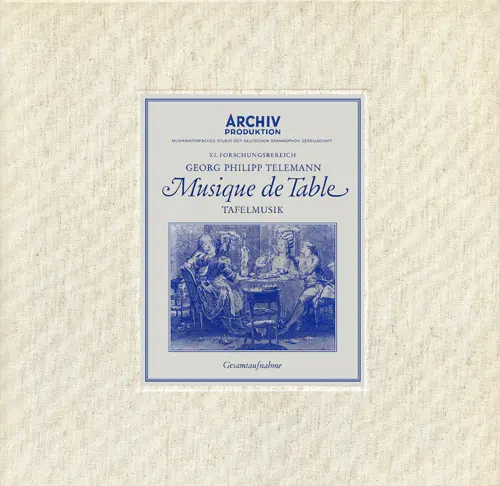 Georg Philipp Telemann - Tafelmusik (Schola Cantorum Basiliensis • August Wenzinger) - 1965