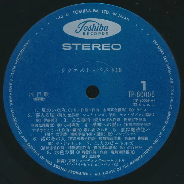 V/A - Request Best 16 (1972, LP) FLAC скачать торрент V/A - Request Best 16 (1972, LP) FLAC скачать торрент