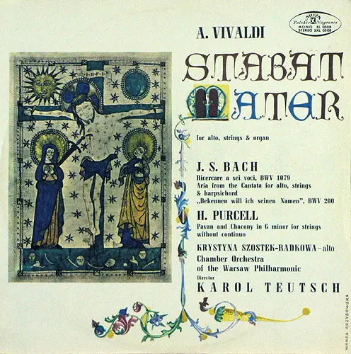 Stabat Mater - Krystyna Szostek-Radkowa, Chamber Orchestra of the Warsaw Philharmonic, Karol Teutsch (1969, LP) FLAC скачать торрент Stabat Mater - Krystyna Szostek-Radkowa, Chamber Orchestra of the Warsaw Philharmonic, Karol Teutsch (1969, LP) FLAC скачать торрент