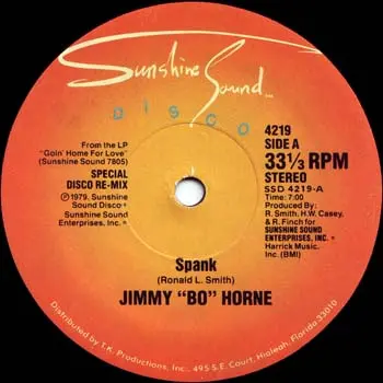 Jimmy 'Bo' Horne - Spank (Special Disco Re-Mix) (Single) (1979) FLAC скачать торрент