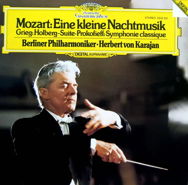 Mozart, Grieg, Prokofiev, Berliner Philharmoniker, Herbert von Karajan - Eine Kleine Nachtmusik / Holberg-Suite / Symphonie Classique (1982, LP) DSD 256 скачать торрент Mozart, Grieg, Prokofiev, Berliner Philharmoniker, Herbert von Karajan - Eine Kleine Nachtmusik / Holberg-Suite / Symphonie Classique (1982, LP) DSD 256 скачать торрент