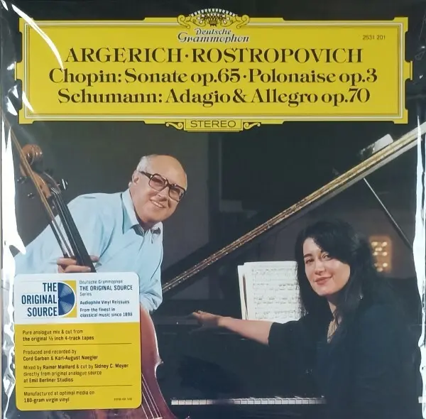 Martha Argerich · Mstislav Rostropovich - Chopin - Sonate Op. 65, Polonaise Op. 3 · Schumann - Adagio & Allegro Op. 70 (1981/2025, LP) DSD 256 скачать торрент Martha Argerich · Mstislav Rostropovich - Chopin - Sonate Op. 65, Polonaise Op. 3 · Schumann - Adagio & Allegro Op. 70 (1981/2025, LP) DSD 256 скачать торрент
