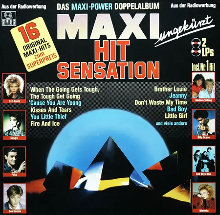 Maxi Hit Sensation - Das Maxi Power Doppelalbum - 1986