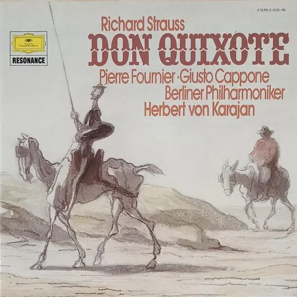 Pierre Fournier, Giusto Cappone, Berliner Philharmoniker, Herbert von Karajan 'Richard Strauss - Don Quixote, op. 35'
