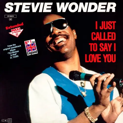 Stevie Wonder - I Just Called To Say I Love You (12'') - 1984