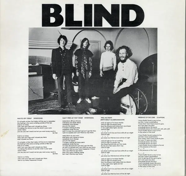 Blind Faith - Blint Faith - 1969
